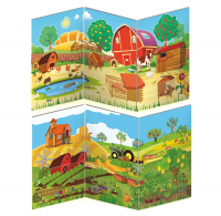 Декорация (ширма напольная) для сюжетно-ролевой игры 2 в 1 ФЕРМА