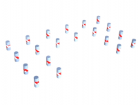 Комплект "Кривая дорожка" (высота фишек 120 мм.)