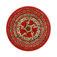 Тарелка с мезенской росписью (19 см)
