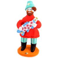 Дымковская игрушка "Мужик №1" (9 см)