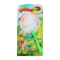 Набор юного натуралиста: сачок для ловли летающих насекомых, баночка для хранения, пинцет