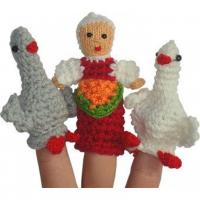 Вязаный пальчиковый театр "Жили у бабуси два весёлых гуся"