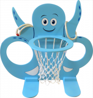 Кольцеброс с корзиной для мяча 3 в 1 "ОСЬМИНОЖКА"