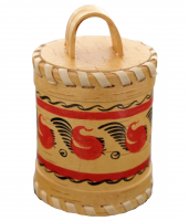 Туес с росписью народов севера (6,5 см)