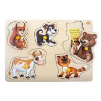 Рамка-вкладыш "Кто что ест"