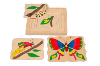 Пазл "Бабочка" дерево