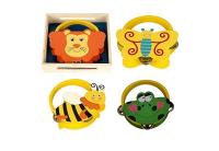 Бубен фигурный "Веселые зверята"