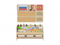 Малый уголок патриотического воспитания в группе ДОУ - «Родина моя»