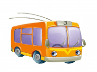 Уличная фигура "Троллейбус"