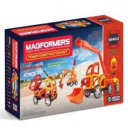 Магнитный конструктор Магформерс "Строительные машины"