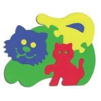 Кошечка с котенком