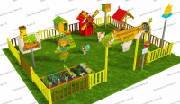 Игровая развивающая площадка "Фермерский дворик". Комплект: Профи 2