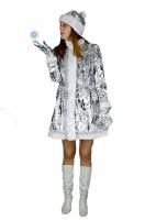 Костюм "Снегурочка Мини" (пан-бархат)