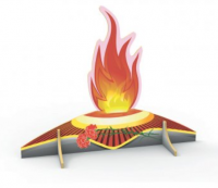 Декорация настольная "Вечный огонь"