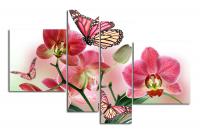 Модульная картина "Нежно-коралловые тона"