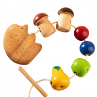 Шнуровка "Завтрак для ежика"