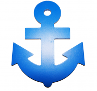 Якорь из фанеры 23 см