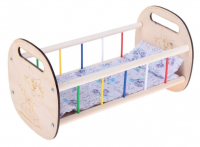 Кроватка для кукол (постельное белье в комплекте)