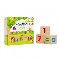 Кубики деревянные «Счёт»