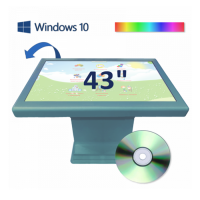 Интерактивный стол 43" (трансформер 90°)
