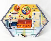 Бизиборд настенный ПОВАР. Серия ИЗУЧАЕМ ПРОФЕССИИ