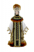 Кукла в Праздничном княжеском облачении с меховой опушкой (14 - 16 в) Древняя Русь