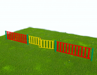Калитки для групп и площадок из плоскоовальной трубы