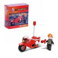 Конструктор "Пожарные" мотоцикл, 25 деталей