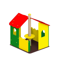 Домик-беседка двойная