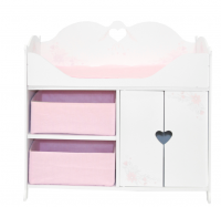 Кроватка-шкаф для кукол серия "Розали", цвет Бьянка