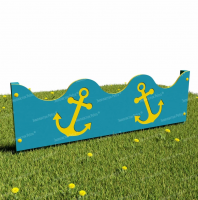 Забор из Экопластика "Якорь" (Модель2)