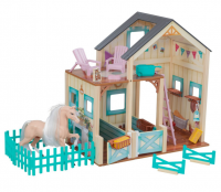 Конюшня Сладкий луг, с аксессуарами 16 элементов