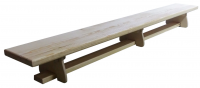 Скамейка гимнастическая из дерева длина 2,5 м (нагрузка до 200 кг)