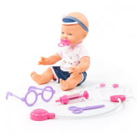 Пупс с набором "Доктор" (35 см)