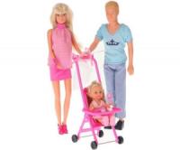 Моя семья (мама беременная, папа, дочка)