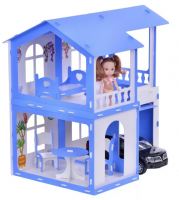 Домик для кукол "Двухэтажный дом"