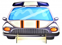 Ширма для сюжетно-ролевых игр МЧС вид спереди