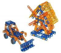 Конструктор изобретатель "Мельница №2 + Трактор-погрузчик №1" (330 деталей)
