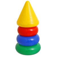 Пирамидка, 3 кольца с конусом