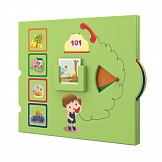 Дидактическая панель "Берегись огня" ситуации на улице