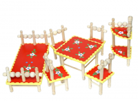Мебель для кукол (7 предметов)