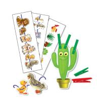 Развивающая игра "Прищепочки солнышко"