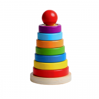 Развивающая пирамидка «Разные фигуры внутри»