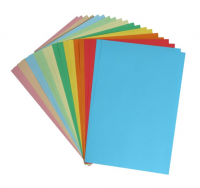 Бумага цветная двусторонняя (10 цветов)