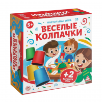 Настольная детская игра "Веселые колпачки"