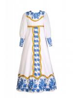 Русский народный костюм "Гжель"