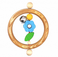 Погремушка "Незабудка" с бубенчиком