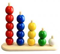 Пирамидка &quot;Количество и счет&quot;, шары 15 шт