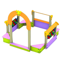 Песочница со счетами (2800х2600х2250 мм)