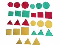 Фигурки для фланелеграфа "Геометрия" (27 шт.)